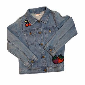 Hanna Andersson Fruit Patch Denim Jacket